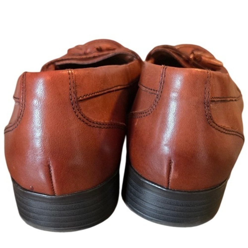 Kelly & Katie Cognac Tassel Loafers Women's 8.5M Preppy Academia Flats - Picture 4 of 7